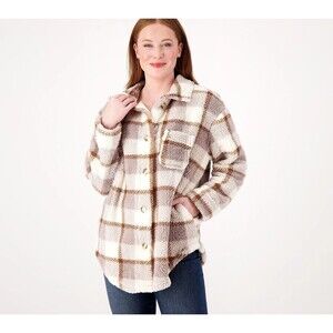 Koolaburra by UGG Women’s Jacket Sz S Sherpa Fleece Button Front Oversized Cozy